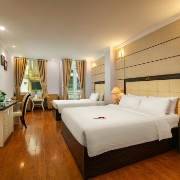 A luxury hotel in Hanoi